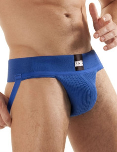 Lenjerie suspensor negru banda 6 cm - Sergey Basic Jockstrap Black - Barcode 2
