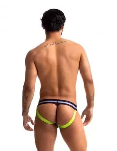 Sport Fucker Jersey Jock Black Neon Green