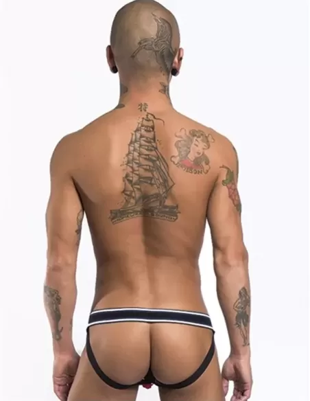 Lenjerie suspensor sportiv albastru - Mission Jockstrap Blue - MisterB