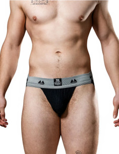 Jockstrap negru lenjerie sportiva suspensor - MM 2 Inch Black - MM Jockstrap