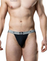 Suspensor sportiv negru banda 2,54 cm - Jockstrap Black 1 inch - MM Jocks