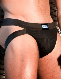 Lenjerie suspensor sportiv - Anton Swim Jockstrap White - Barcode 2